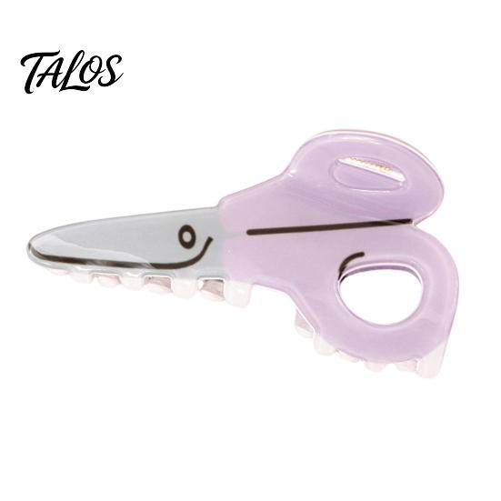 Childlike Stationery Hair Claw Thick Built-in Spring Claw, Transparent Soft Acrylic Shower with Frog Shaped Curved Anti-Slip Teeth, Cartoon Style Clip