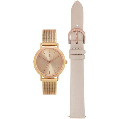 J-AXIS Unisex GJC13-BE (SF grandjour Ρολόι με Αλλαζόμενο Λουράκι Sun Flame) Παρακολουθώ