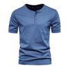 Men's Crew Neck Short Sleeve Men Casual Slim Sport Solid Color T-shirt Men