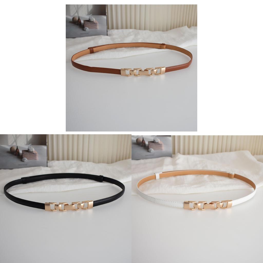 Fashion Waist Belt For Dresses With Zinc Alloy Buckle Summer Accessory For Women