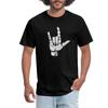 I Love You American Sign Language ASL Teacher Men's T-Shirt