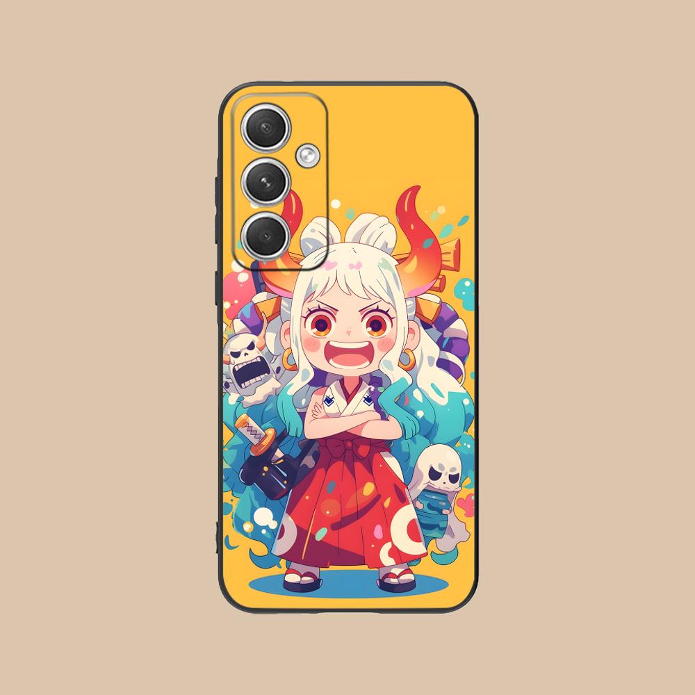 Pirate Yamato Mobile Phone Case for Samsung Galaxy S24 S23 S22 S21 S20 S10 S9 Plus FE Ultra Lite Black Smartphone Cover