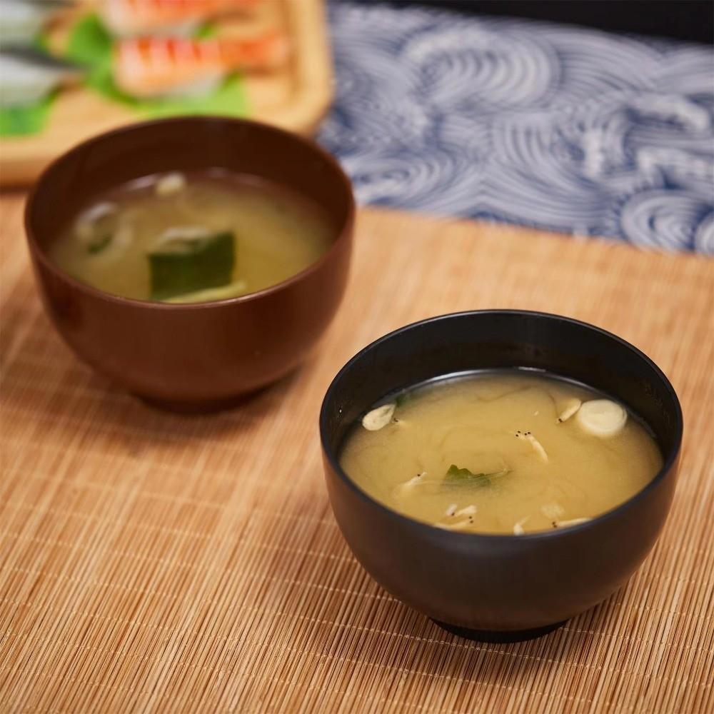 S víkem Miso polévková miska Tradiční stolní nádobí Japonská rýžová miska Servírování rýže Servírování polévky Polévková miska s víkem