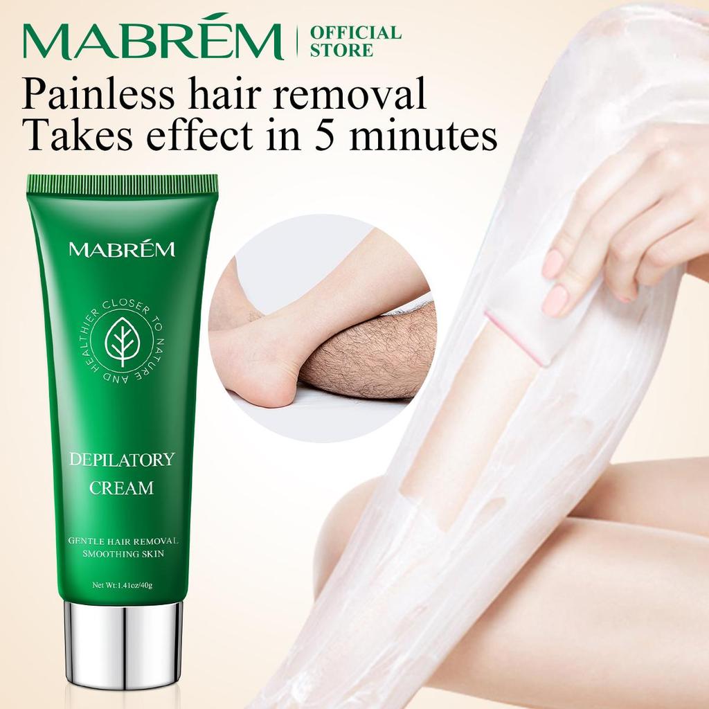 Depilační krém Bezbolestný odstraňovač chloupků na podpaží Nohy a paže Péče o pokožku Péče o tělo Depilační krém 40g pro muže Ženy