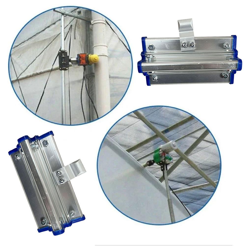 Electric Film Roll Machine for Greenhouse Side Ventilation with Vegetable Lifting Creeper for 25mm 32mm Rolling Pipe