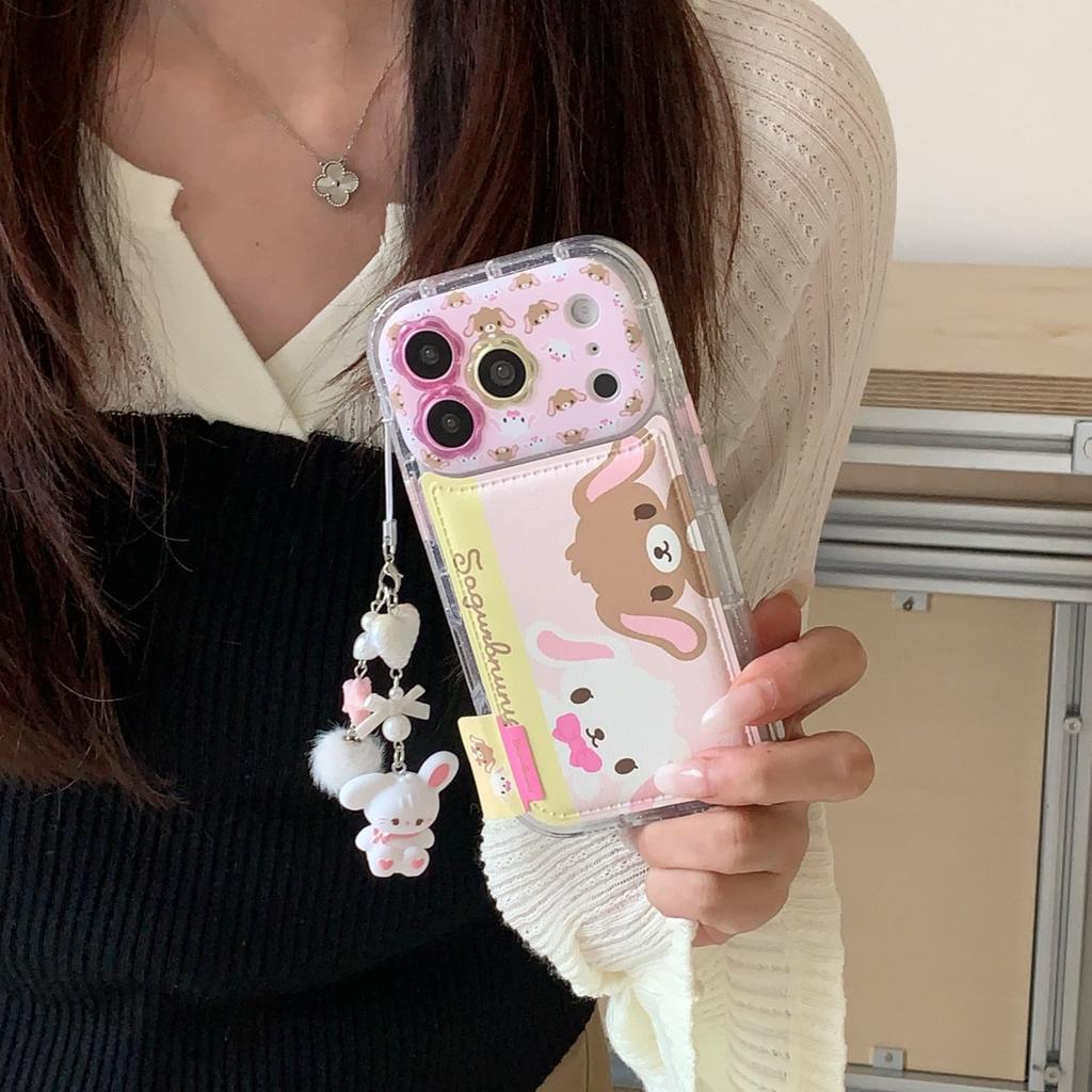 Cute Caramel Dessert Rabbit for iPhone17promax Apple 14 Mobile Phone Case 16pro Protective Case 15 Women