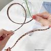 Korean U-Shaped Leopard Print Hair Pressing Headband for Women, 2025 Style