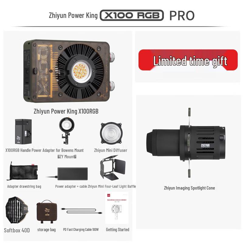 Zhiyun X100 Portable Photography & Video Light