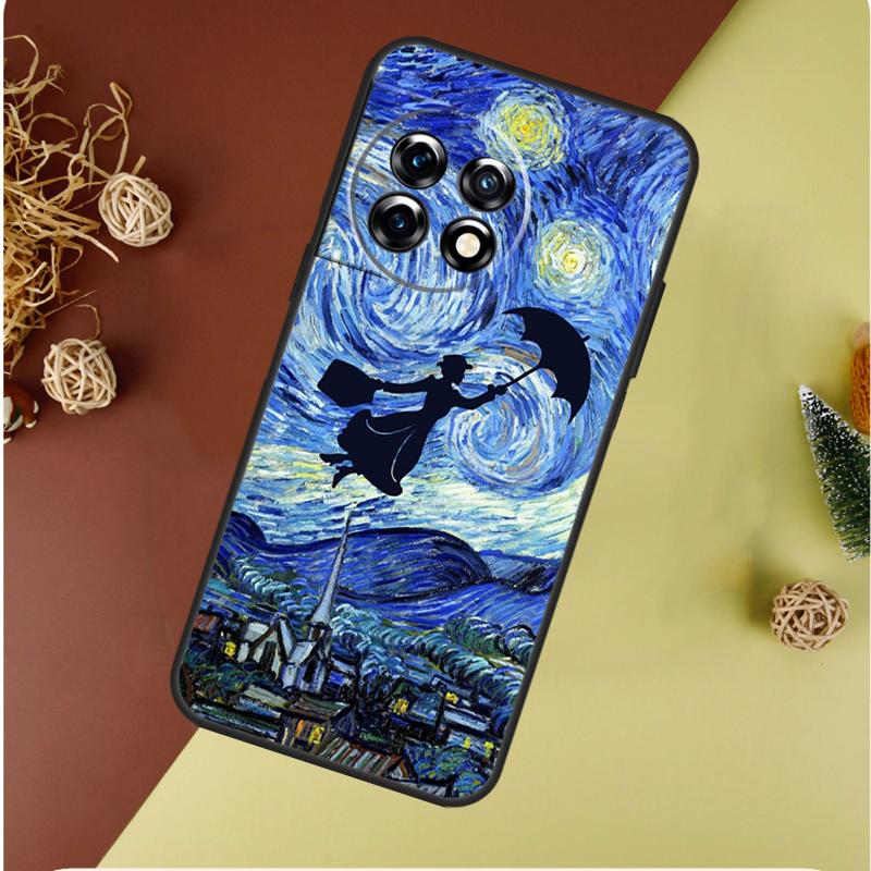 Van Gogh Starry Sky For OnePlus Nord CE 4 3 2 Lite N20 N30 9 10 Pro 8T 9RT 10T 10R 13R 12R 11 12 13 Phone Case