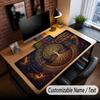Tree of Life Theme Custom Mouse Pad Personalized With Name Text Customized Desk Mat For Office Home Decor