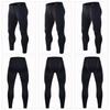 Men's Running Leggings High Waist Compression Tights Breathable Trousers for Workout Cycling Pants
