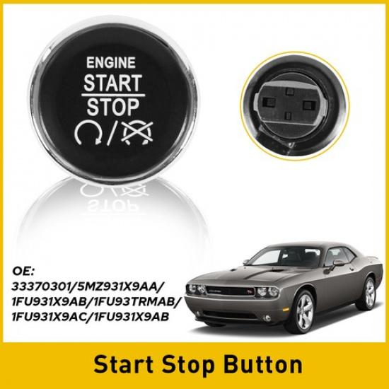 Push To Engine Start Stop Button Switch For 2009-13 Jeep Grand Cherokee Chrysler