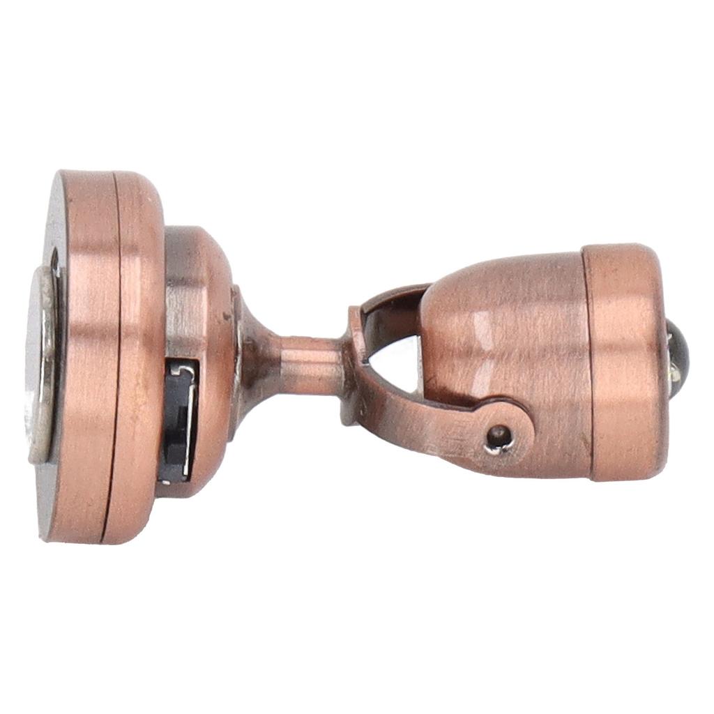 Dollhouse Laser Light LED Miniature Laser Light with Base Switch for 1:12 Doll House Bronze