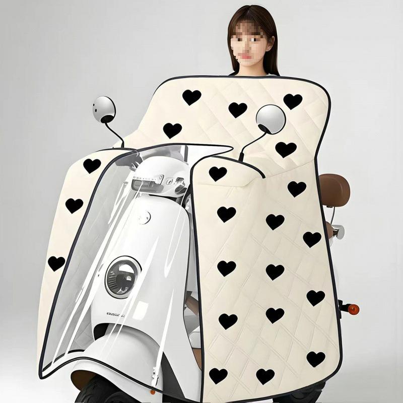 Universal Four-Season Rainproof Sunshade for Electric Vehicle Windshields One-piece