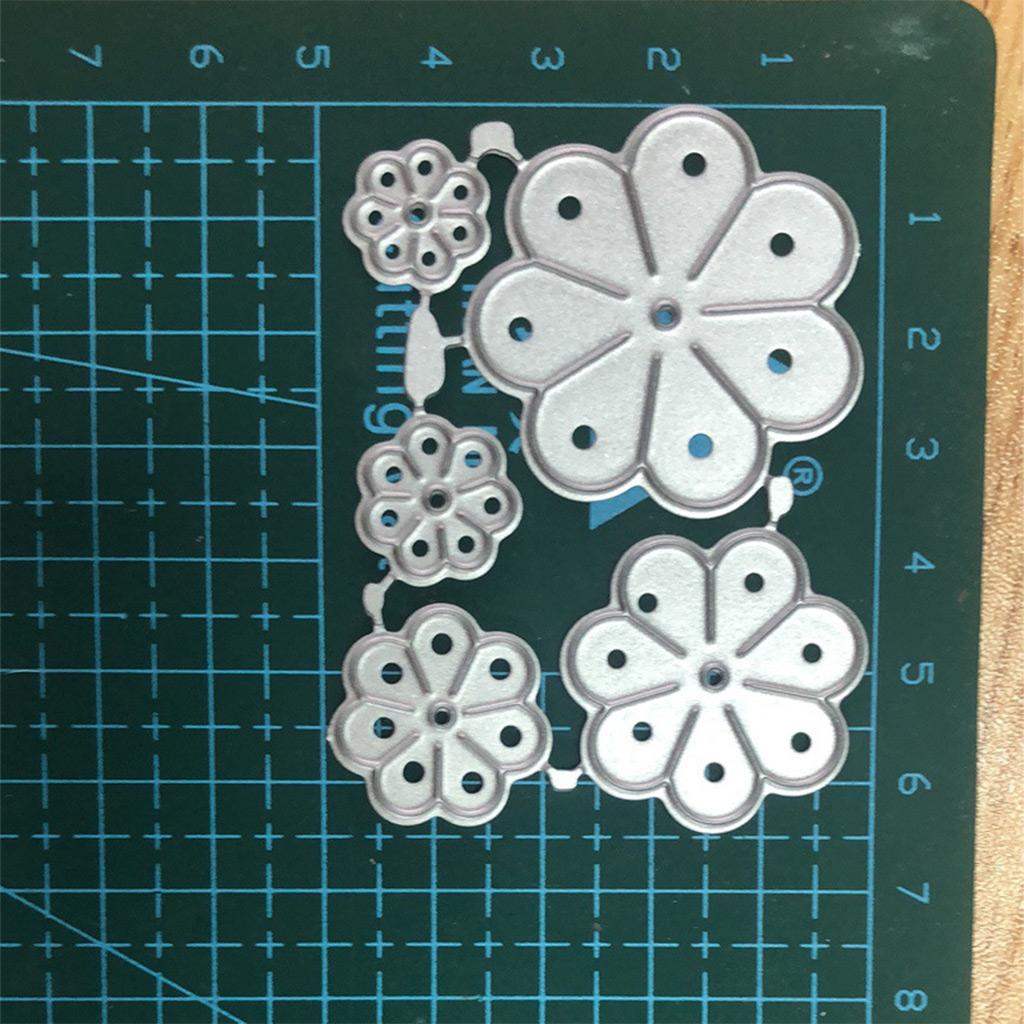 Flowers Metal Cutting Dies Stencil DIY Scrapbook Album Paper Card Template Mold