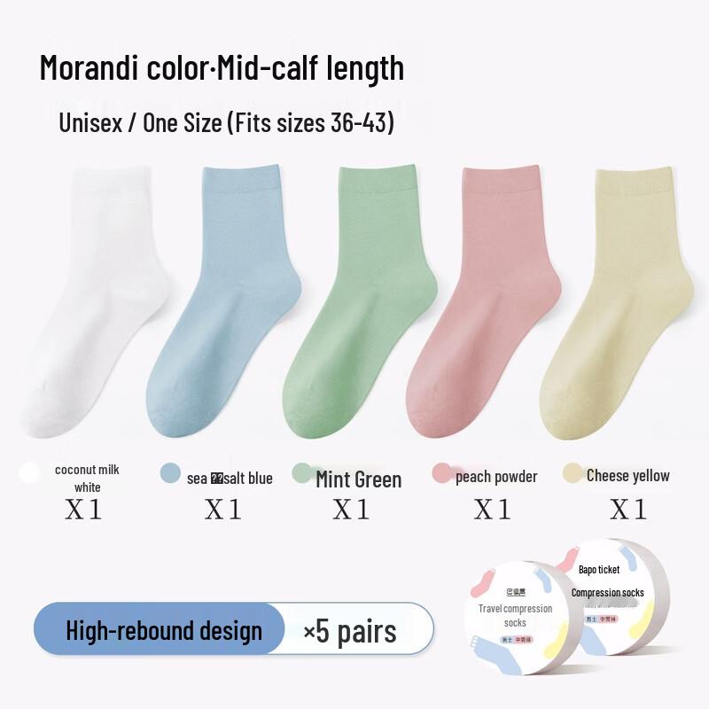 BADIGAO Disposable Compression Travel Socks