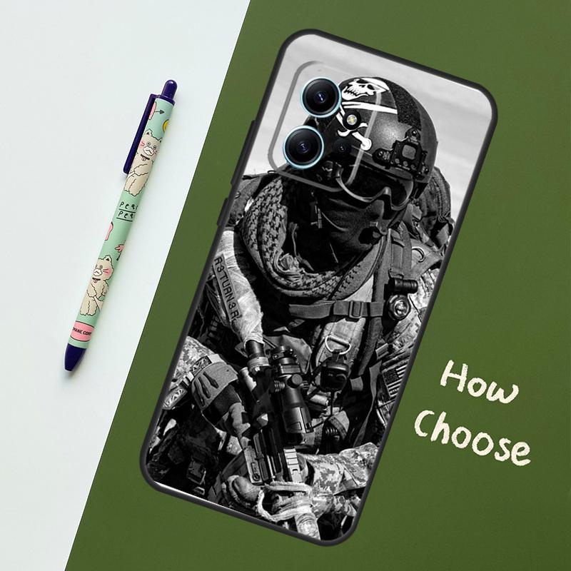 Military Army Special Forces Case For Xiaomi Redmi Note 9 10 11 12 Pro Note 12S 9S 10S 11S Cover For Redmi 12 9C 10C 12C