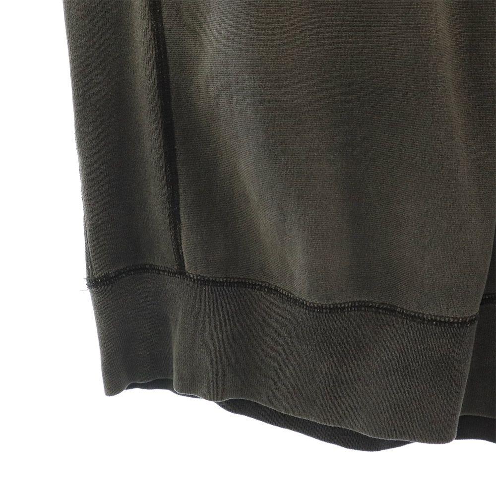 Lafayette Logo Embroidery Long Sleeve Sweat Trainer M Gray Back Brushed Men's Used