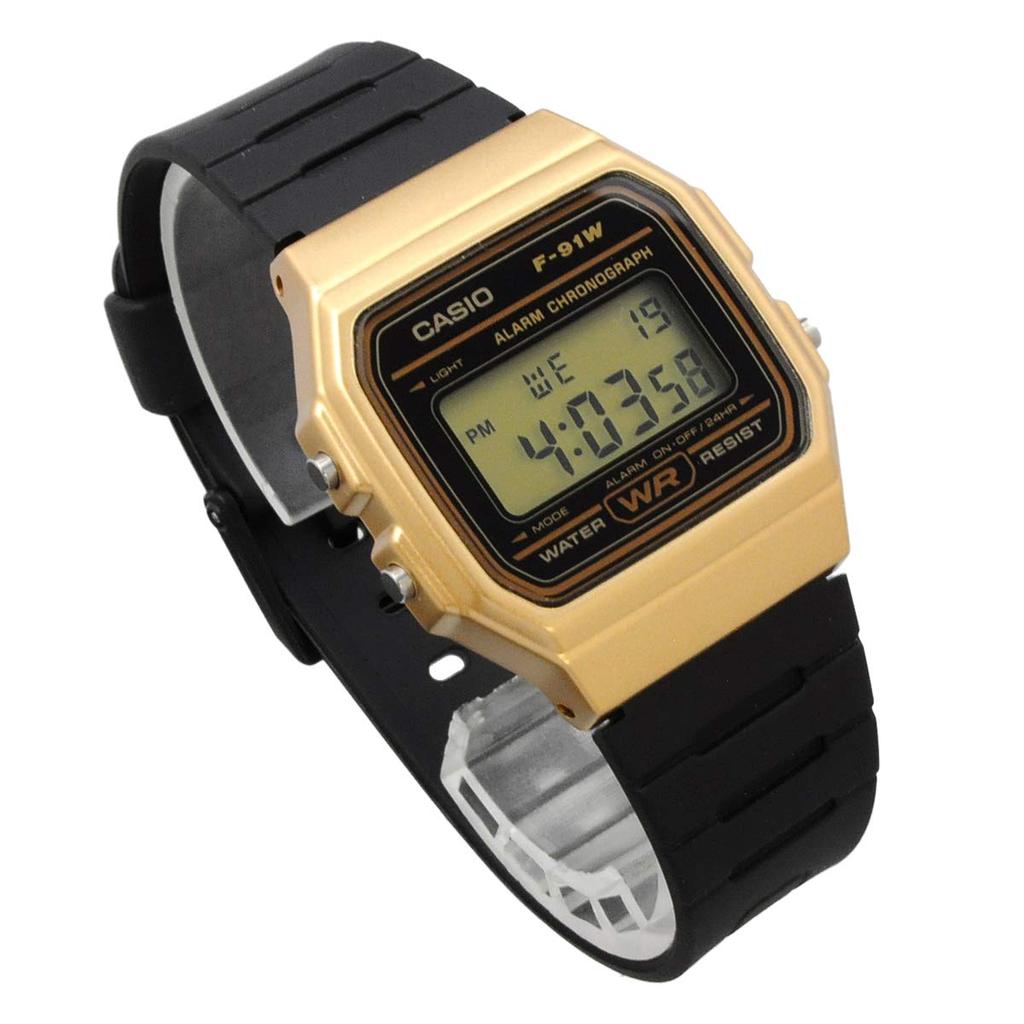 Casio Unisex Quartz Gold F-91WM-9A Watch