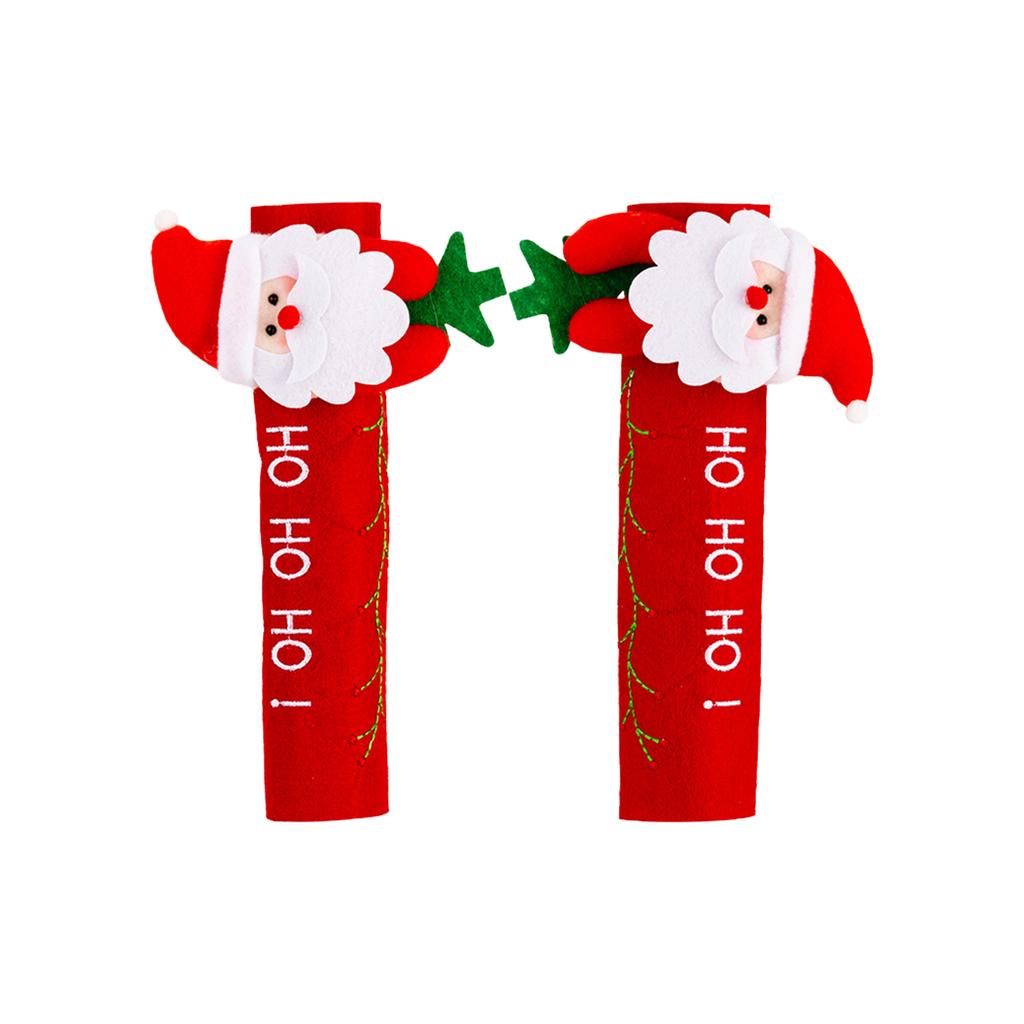 Christmas Decorations, Gloves, Cartoon Refrigerators, Claus Door Handles, Decorative Protective Covers