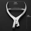 Steel Handheld Slot Puncher ID Card Photo Badge Hole Punching Tool for Leather Craft Punches DIY Hand Tools.