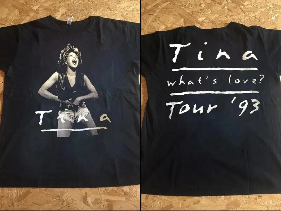 Tina Turner 1993 Whats Love Tour T Shirt, Tina Turner Tour 1993 T-Shirt 3XL