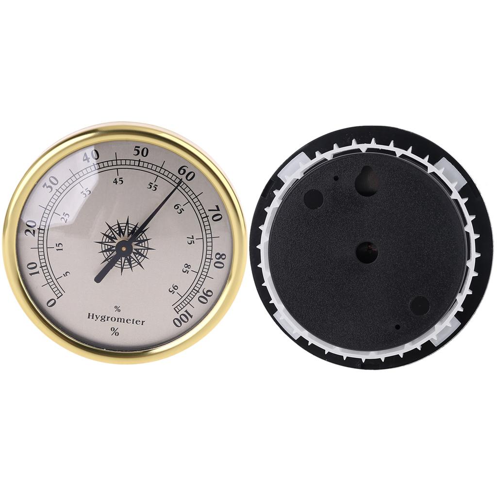 Praktischer 72mm Runder Thermometer-Ring Oberflächen-Hygrometer Feuchtigkeitsmesser Messgerät Keine Batterie Benötigt für Haus Raum Büro