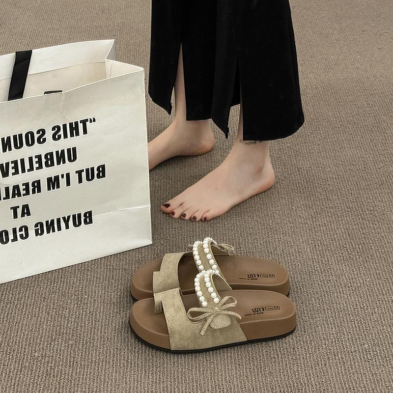 

Крутые шлепанцы для женской летней уличной носки 2025 новые на толстой подошве, увеличивающие рост, повседневные пляжные шлепанцы со юбкой 40