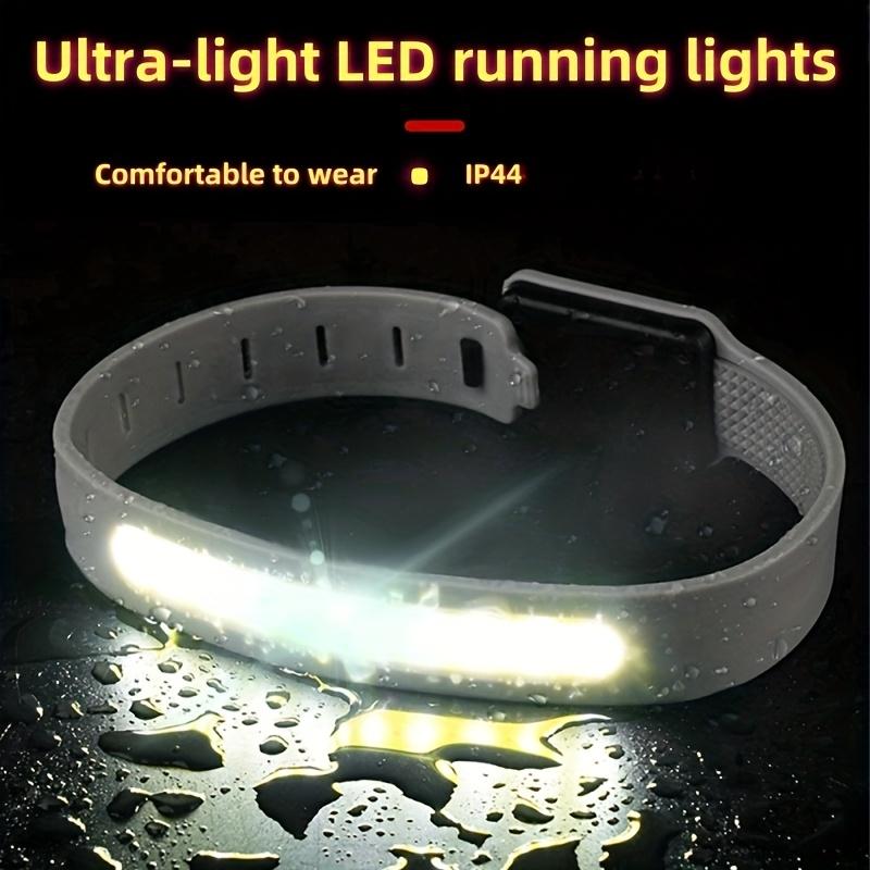 

Ultra-Light COB Running Light USB Rechargeable Wristband with 3 Adjustable Modes for Night Running Walking Cycling 1 pcs