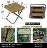 Soomloom Foldable Low Stool, Compact and Multi-Purpose, Lightweight Chair for Hiking, Fishing, and Camping, Portable with Stand