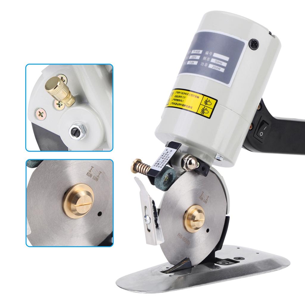 Elektrische Stoffschneidemaschine mit 90 mm Klinge(  )