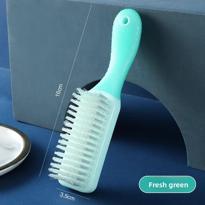 

Мягкая щетина Бытовая Не повреждает обувь Щетка для мытья обуви Щетка для стирки одежды Специальная чистящая щетка fresh green 1PC