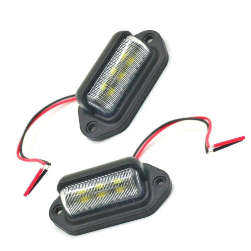 2 Pack Led Trailer Light Front Rear Side Marker Lights Clearance Waterproof Sealed Surface Mount Marker Light