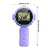 Y5GD Digital Microscope 2inch Color Screen 500x Magnification Portable Handheld Glass with LED Lights for Kids