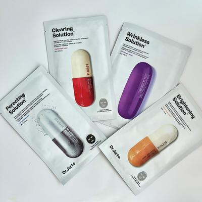 Dr. Jart+ Mask Set: Porecting Solution+Brightening Solution+Clearing Solution+Wrinkless Solution