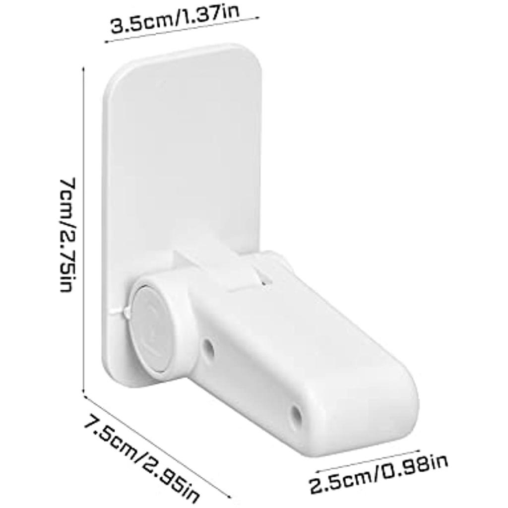 2-piece Baby Door Safety Lock Baby Door Safety Lock With Adhesive Baby Door Safety Lock Baby Door Handle And Window Protection For Young Children