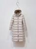 Damen mittellange Kapuzen-Daunenjacke - Figurbetont, Modisch, Leicht, Herbst/Winter, Vielseitig.