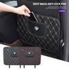 BAGA7 PU Leather Car Anti-Kick Mats Car Seat Back Protector Cover For Performance M E46 E90 F20 E39 E91 E87 E60 E93 F10 X3 E83 E61