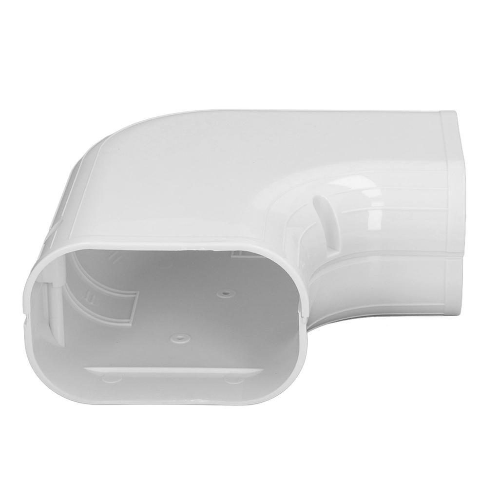 Flacher Winkel Leitungsabdeckung 433 130 Serie Dekorative PVC-Rohrabdeckung Klimaanlagen-Rohrleitungszubehör