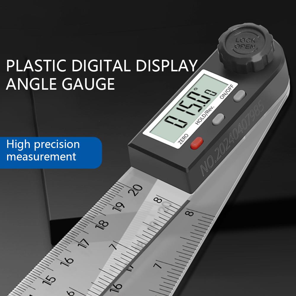 Digital Angle Finder Protractor Precision Woodworking Tool with LCD, 360° Magnetic Level for Carpentry/Construction