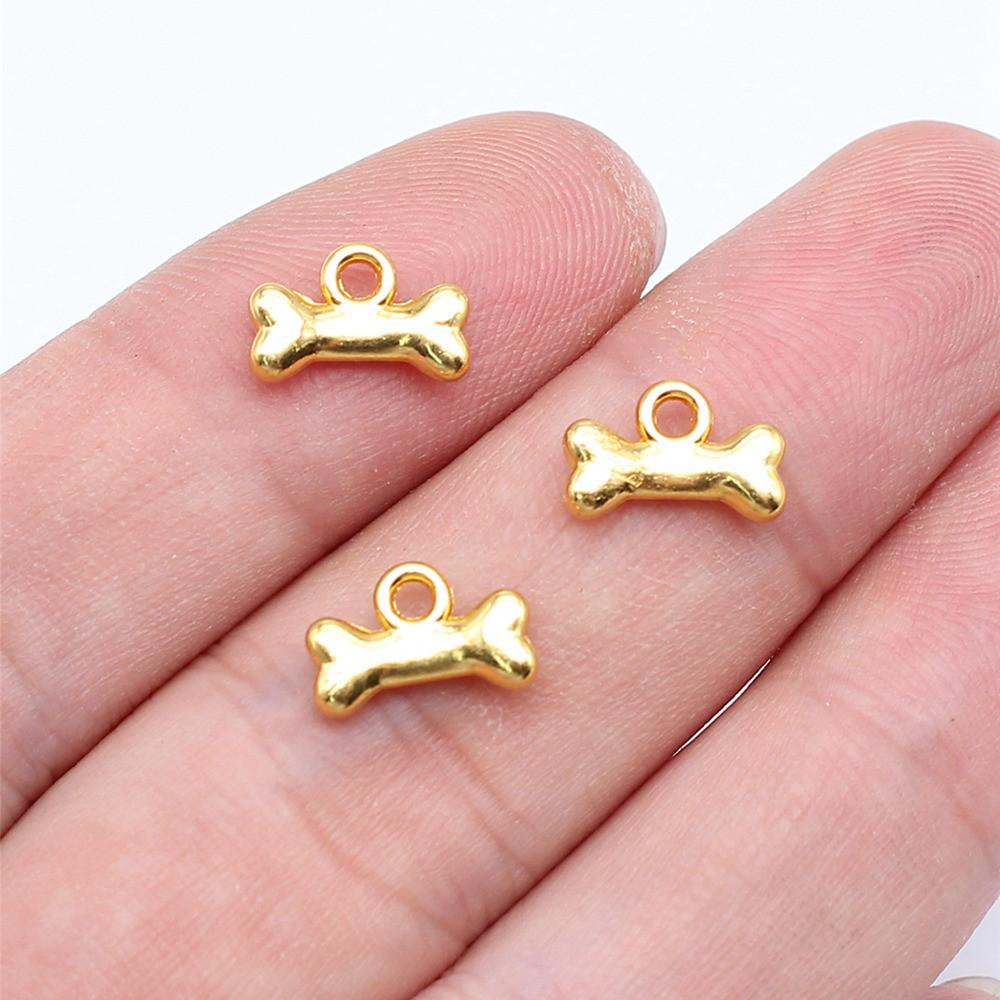 Jewelry And Accessories Dog Bone Charms Wholesale Men Accessories 20pcs