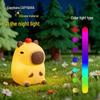 Capybara Silicone Pat Light: Rechargeable Timer Desk Lamp & Sleep Companion