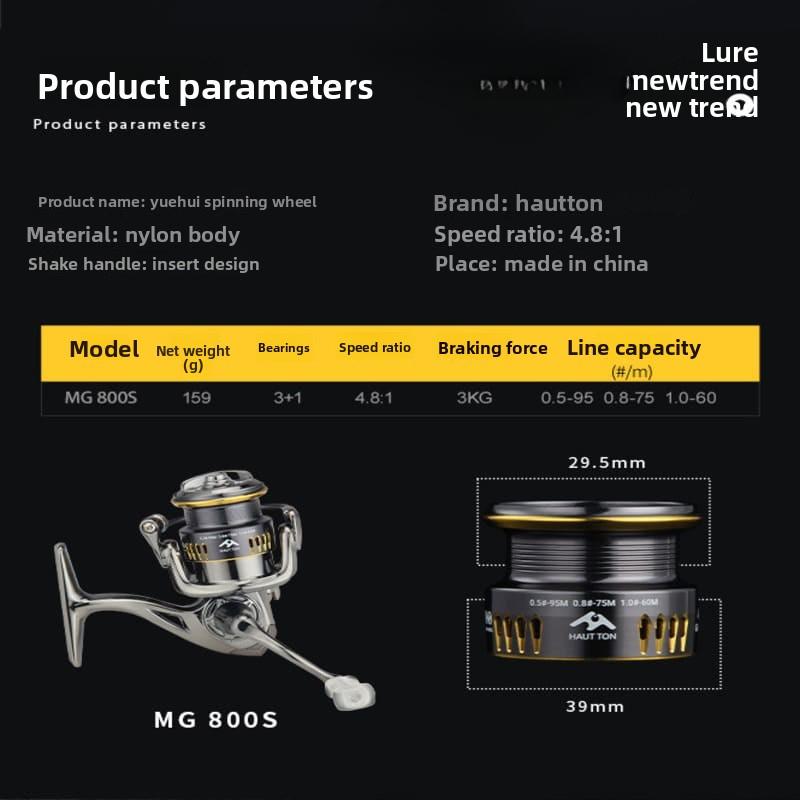 Metalowy Kołowrotek Wędkarski Bezszwowy Płynny System Oburęczny Odpowiedni do Wędkarstwa Słodkowodnego i Morskiego Wędkarstwo Podlodowe Outdoorowy Entuzjasta Wędkarstwa Podlodowego Prezent Wędkarski