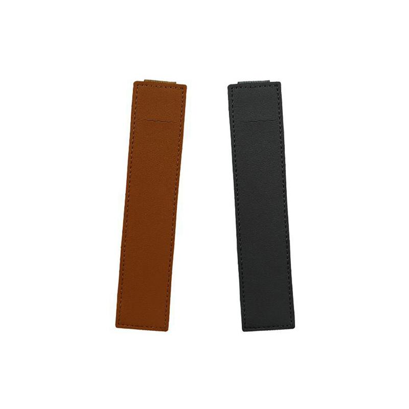 Adjustable Elastic Band Pen Holder Colorful Pu Leather Pen Sleeve Pouch Elastic