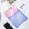 The Thickened Acrylic Transparent Board Clamp Writing Pad Is Convenient for File Storage and Organization