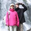Unisex 3-in-1 Ski Jacket with Detachable Fleece Liner - Windproof, Splash-proof Outdoor Shell