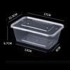 Disposable Rectangular Takeaway Boxes with Lids
