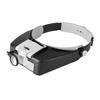 10X LED Magnifying Glasses Illuminated Magnifier Headband Adjustable Head-Mounted Loupe Jewelry Reading Watchmaker Repair Tools