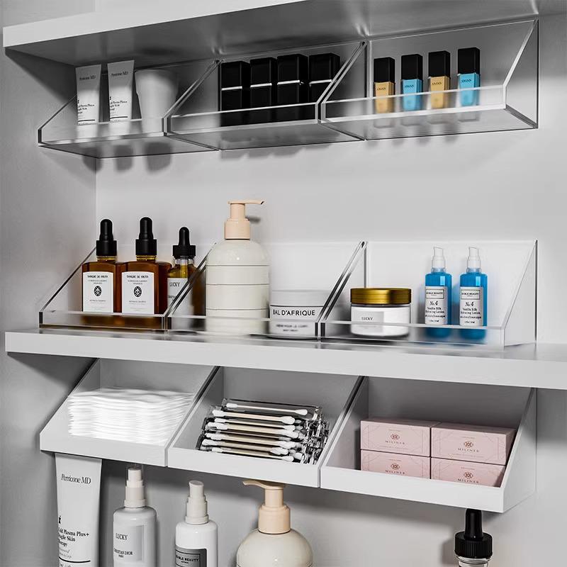 Wall-Mounted Bathroom Storage Cabinet for Cosmetics and Lipstick