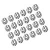 100Pcs Thread Inserts Male Female Reducing Nut Repair Tool Stainless Steel Fastener M6x11.5D
